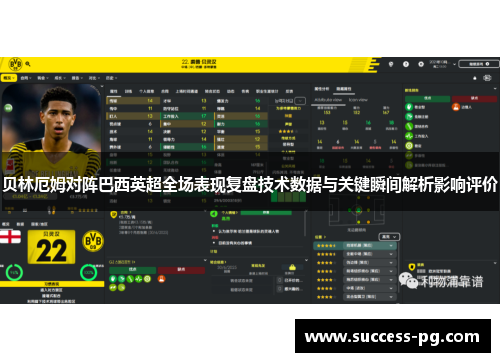 贝林厄姆对阵巴西英超全场表现复盘技术数据与关键瞬间解析影响评价